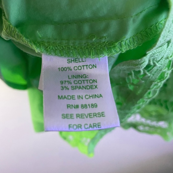 Lilly Pulitzer Marie Kate in Lime Green Size S - Picture 9 of 9